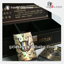 Holographic vanish glossy box packaging carton